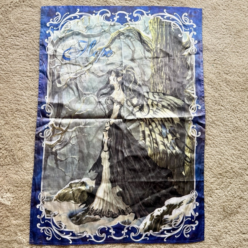 Nene Thomas Hope Fairy Fabric Wall Hanging Banner Hamilton Collection Fantasy